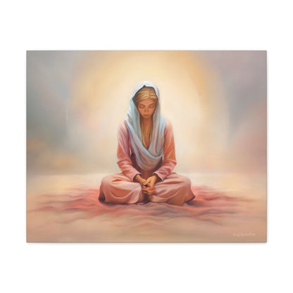 Stillness, Fine Art Canvas Print, Female Discipleship