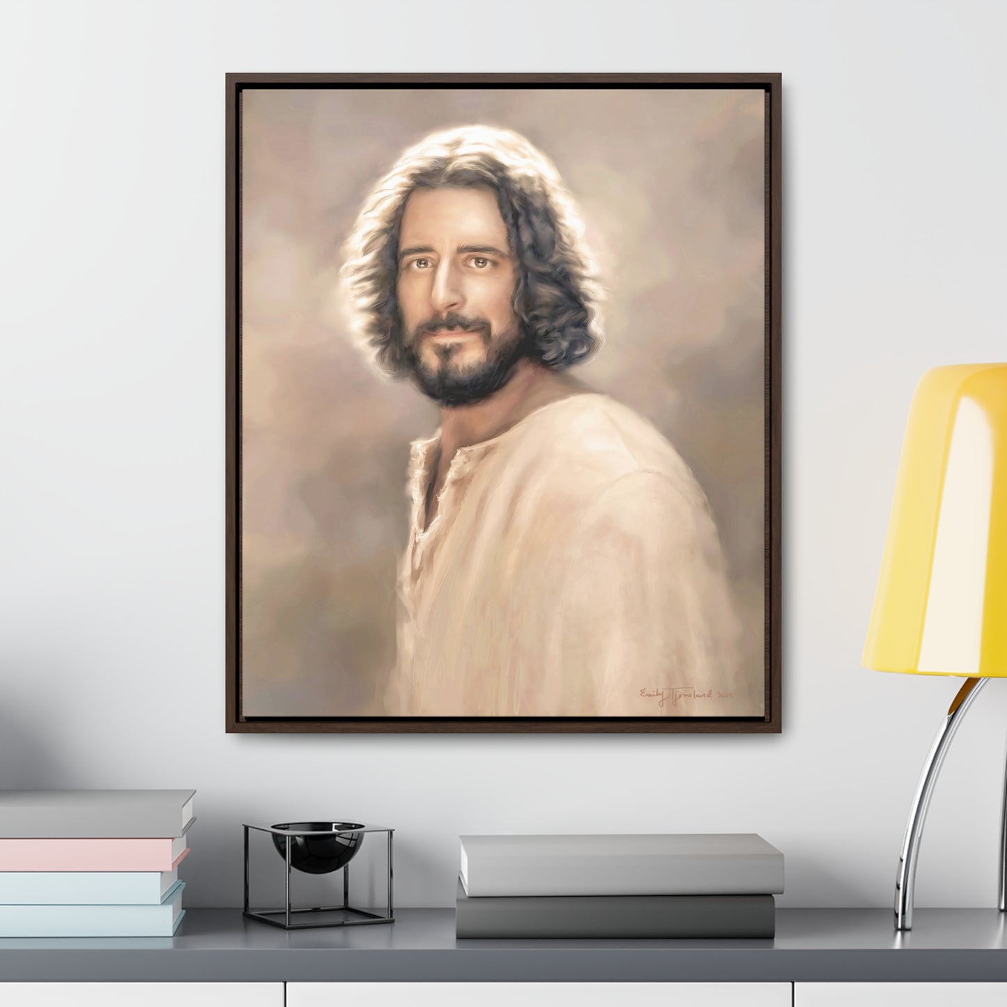 Jesus Christ Portrait, Fine Art Canvas Print, Various Sizes of Jesus Painting | Not Affiliated with The Chosen TV Series