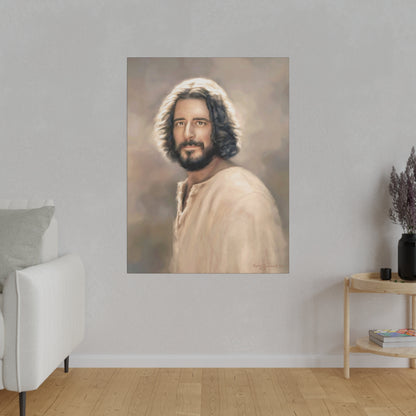 You Belong, Jesus Christ Portrait, Fine Art Canvas Print, The Chosen Artwork of Jesus Painting 12x16