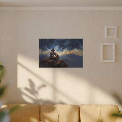 Jesus With The Stars, Fine Art Canvas Print, many sizes, Canvas, Christian Gift, Christian art, Missionary Gift