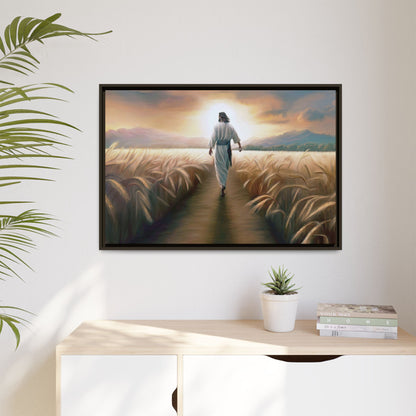 Called To Serve Canvas Print Framed Wall Art of Jesus Christ, Gift for Missionaries, Jesus in the Field beautiful
