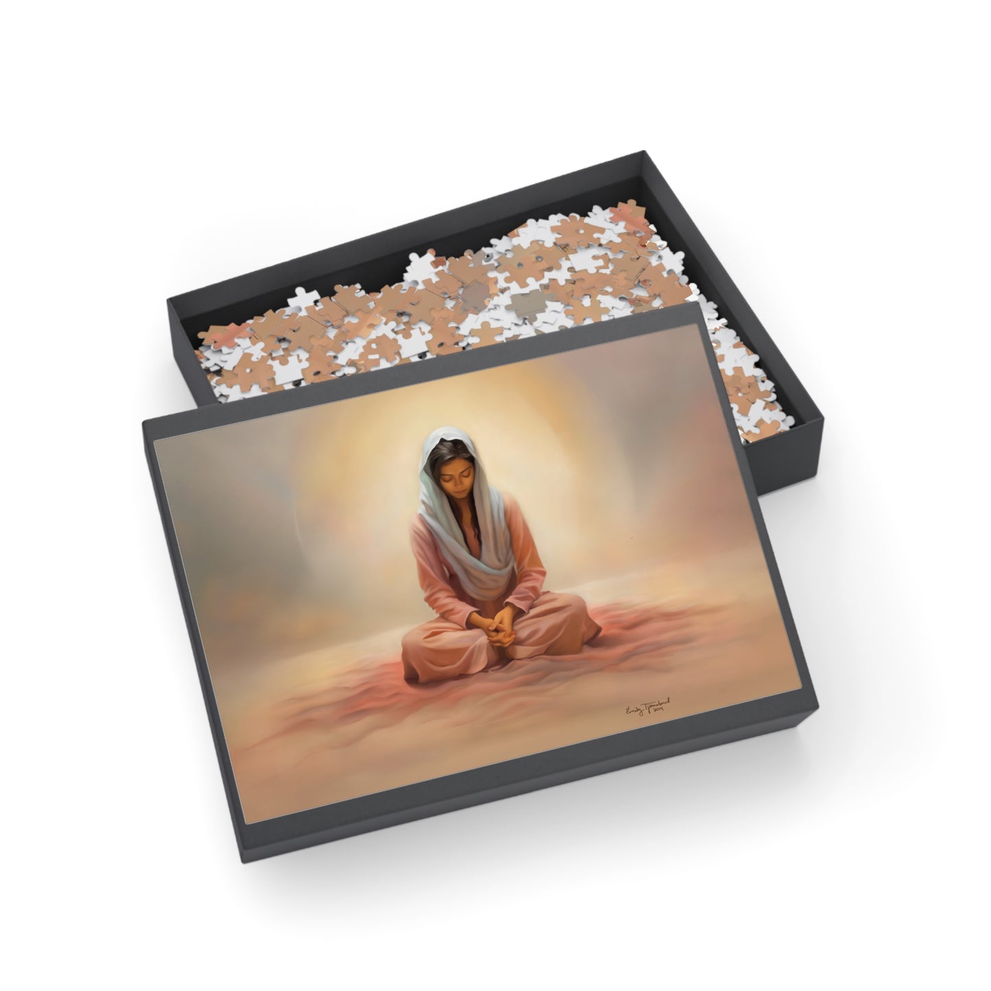 Stillness Puzzle (96, 252, 500, 1000-Piece), Spirituality Puzzle, Zen Puzzle, Christian Puzzle, Games for Young Women, Games for Christians