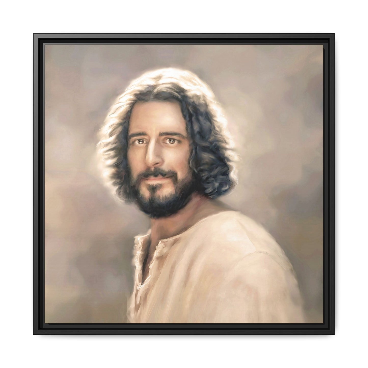 You Belong Jesus Portrait, Fine Art Canvas Print, Framed, The Chosen Art Inspired Artwork of Jesus Christ