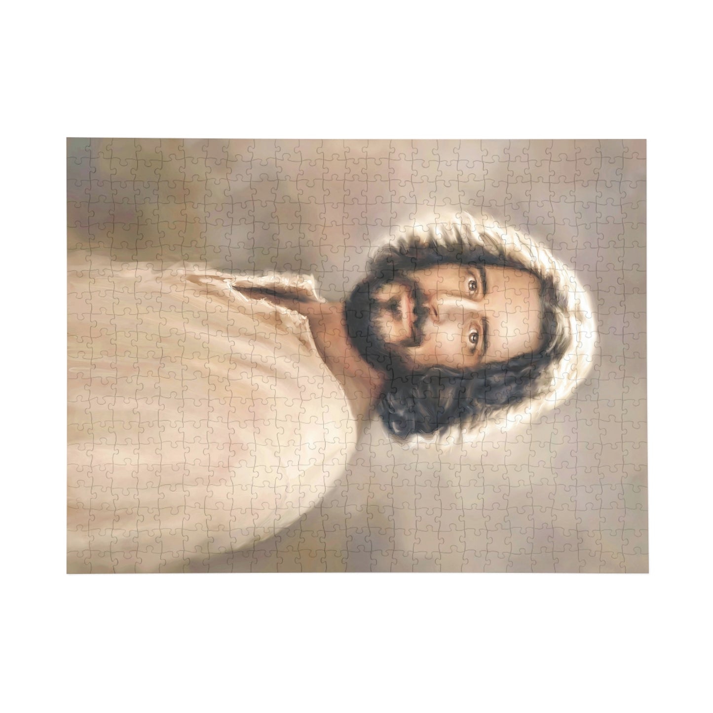 You Belong Jesus Portrait Puzzle, Christian Puzzle, Missionary Gift, Inspired by The Chosen