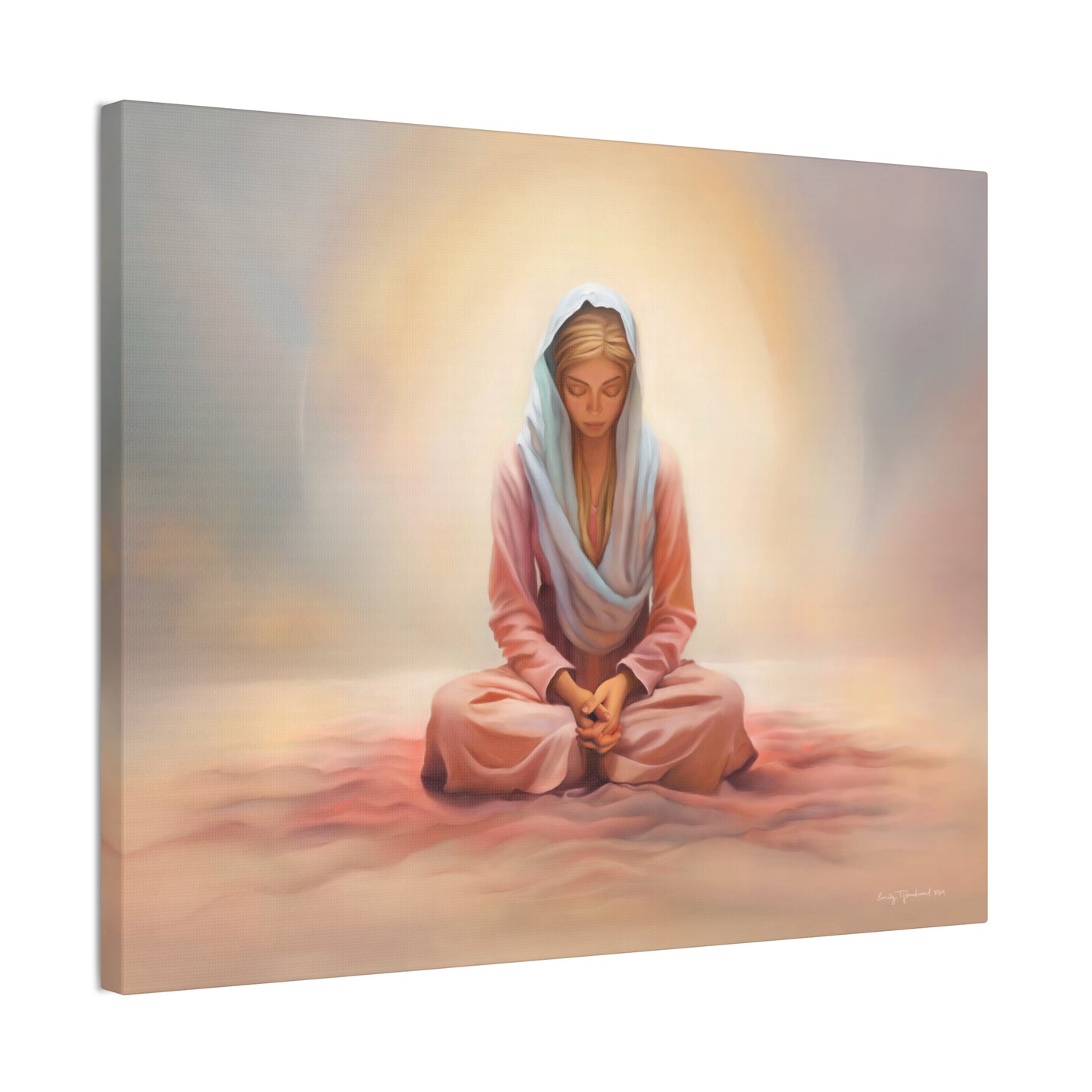 Stillness, Fine Art Canvas Print, Female Discipleship