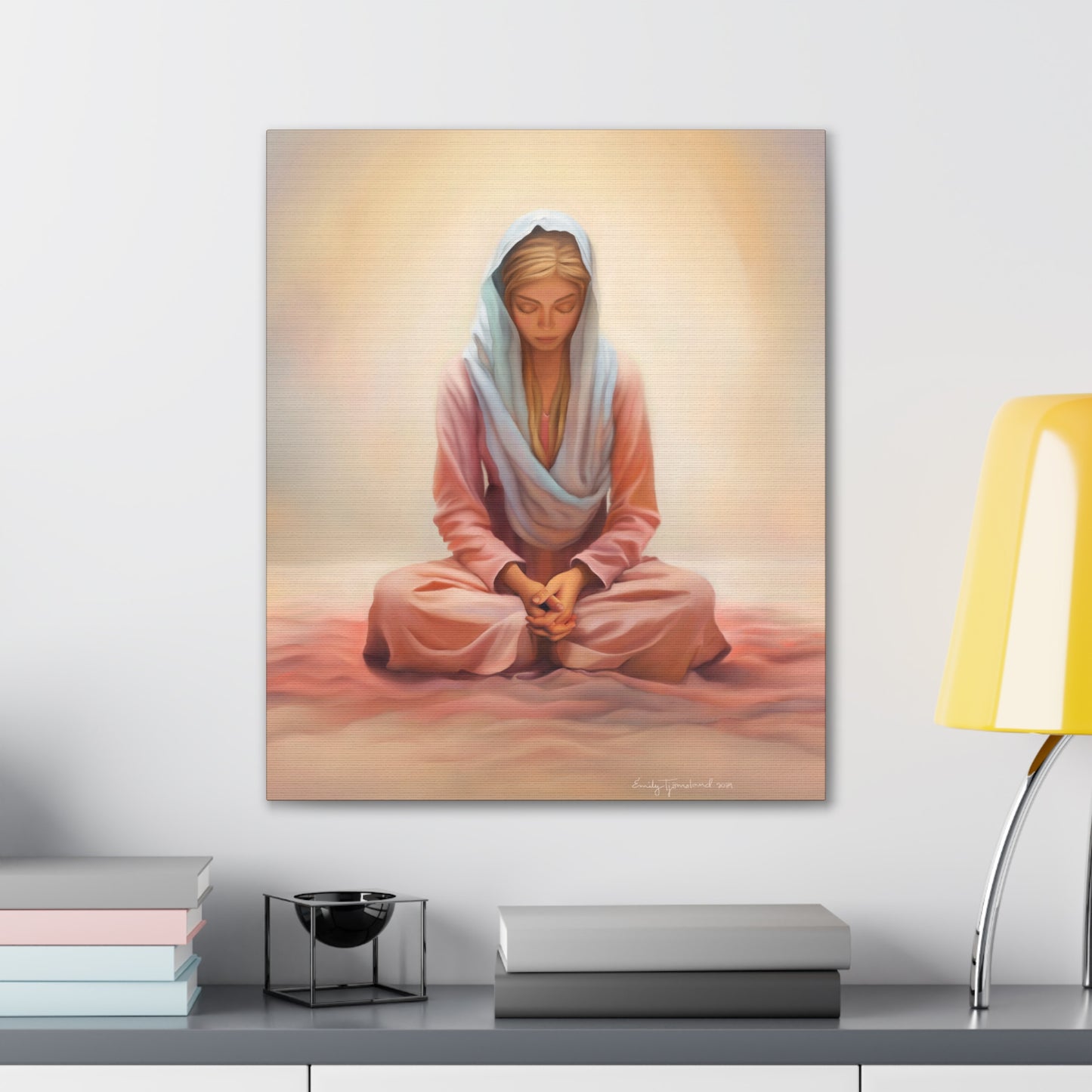 Stillness, Fine Art Canvas Print, Female Discipleship