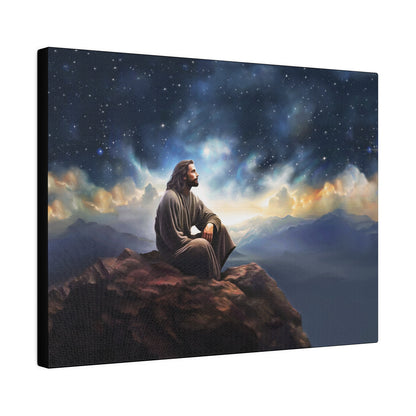 Jesus With The Stars, Fine Art Canvas Print, many sizes, Canvas, Christian Gift, Christian art