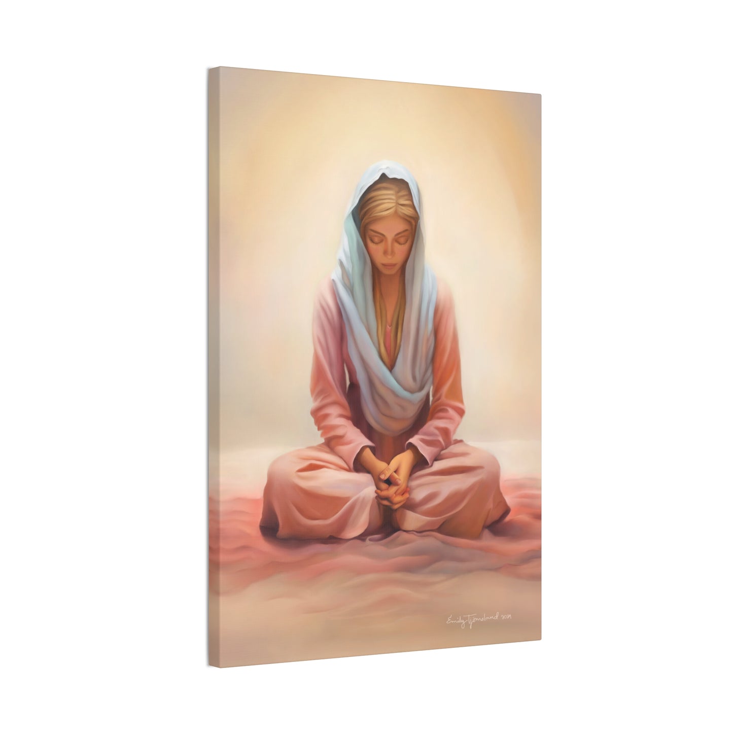 Stillness, Fine Art Canvas Print, Female Discipleship