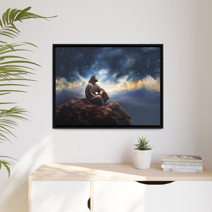 Jesus With The Stars, Fine Art Canvas Print, many sizes, Christian Art, Christian Gifts