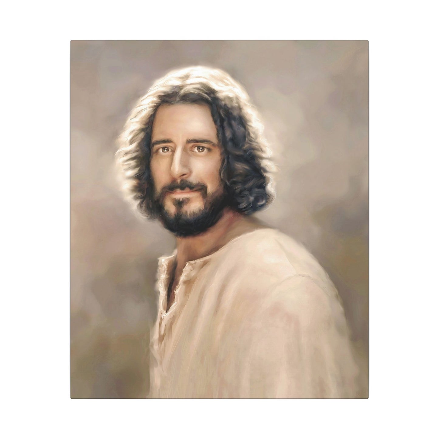 You Belong Jesus Christ Portrait 20 x 24 and 24x32, Fine Art Canvas Print, Inspired by The Chosen