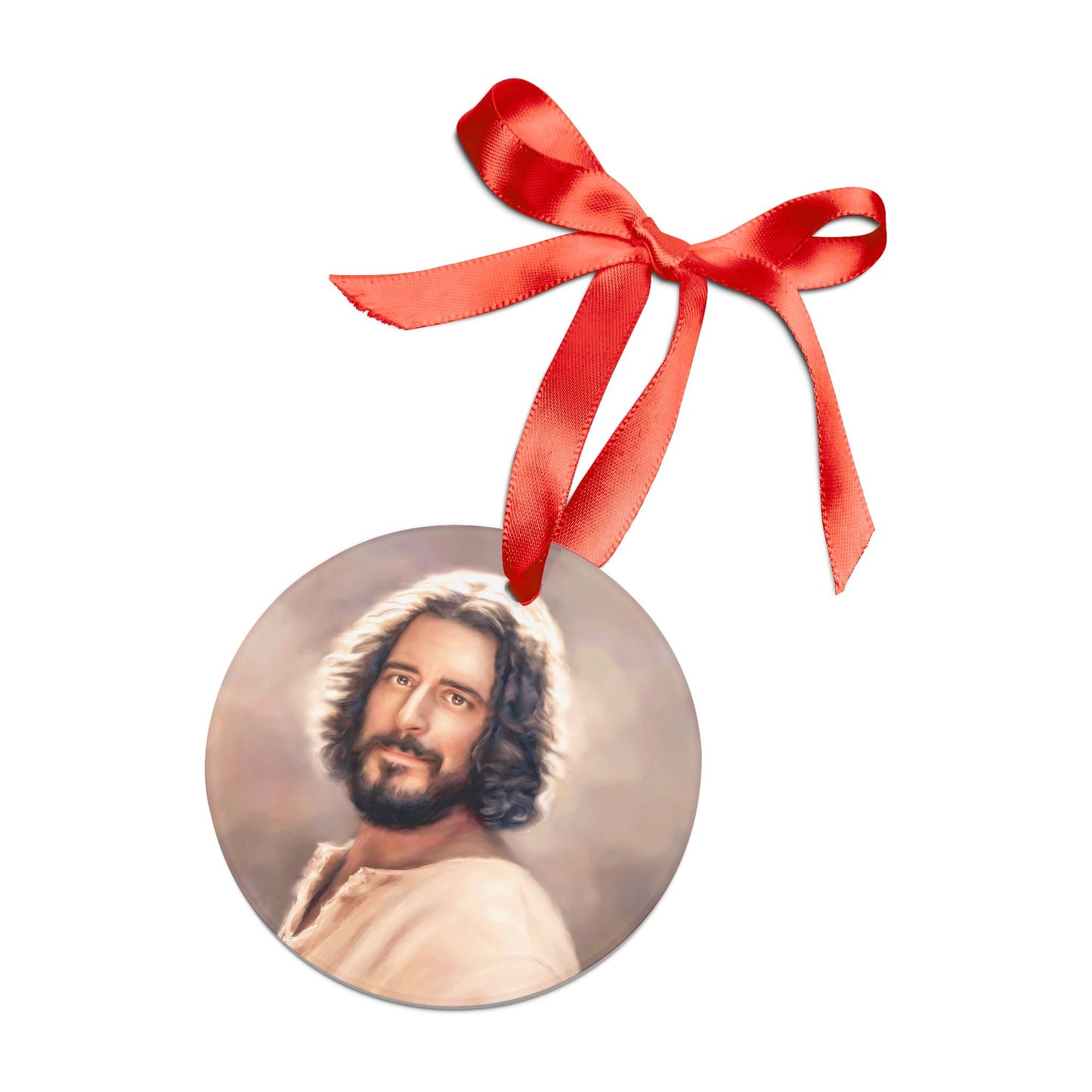 Acrylic Jesus Ornament with Ribbon, Christmas Ornament, The Chosen Ornament