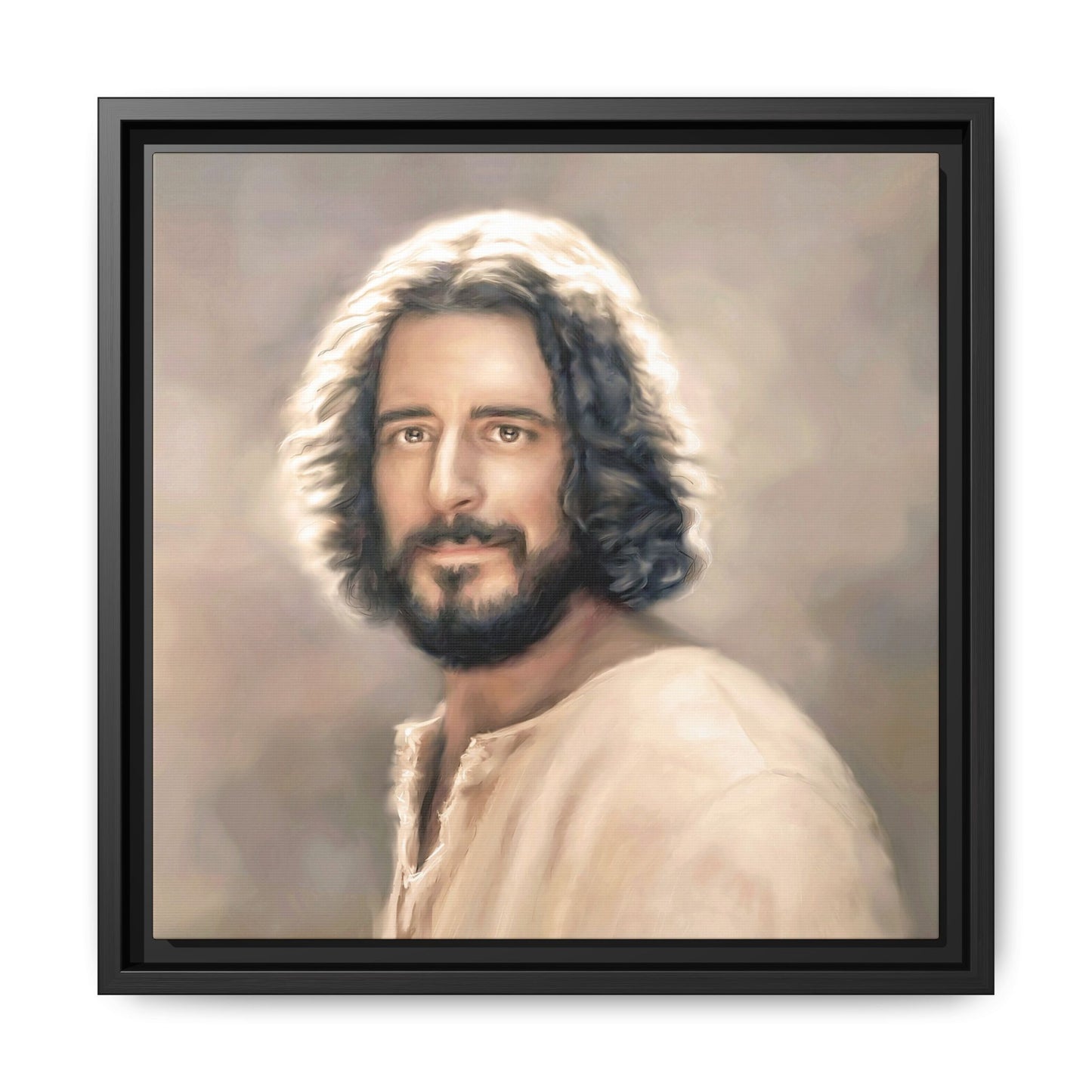 You Belong Jesus Portrait, Fine Art Canvas Print, Framed, The Chosen Art Inspired Artwork of Jesus Christ