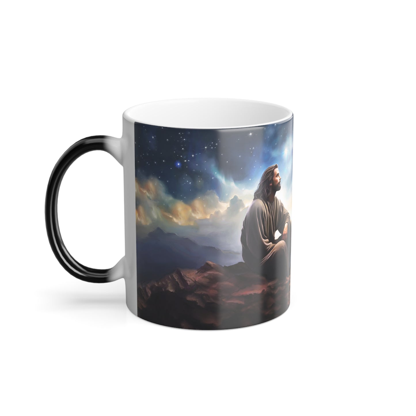 Fun and spiritual Color Morphing Mug, Jesus Cup, Jesus Gift, Christian gift, 11oz