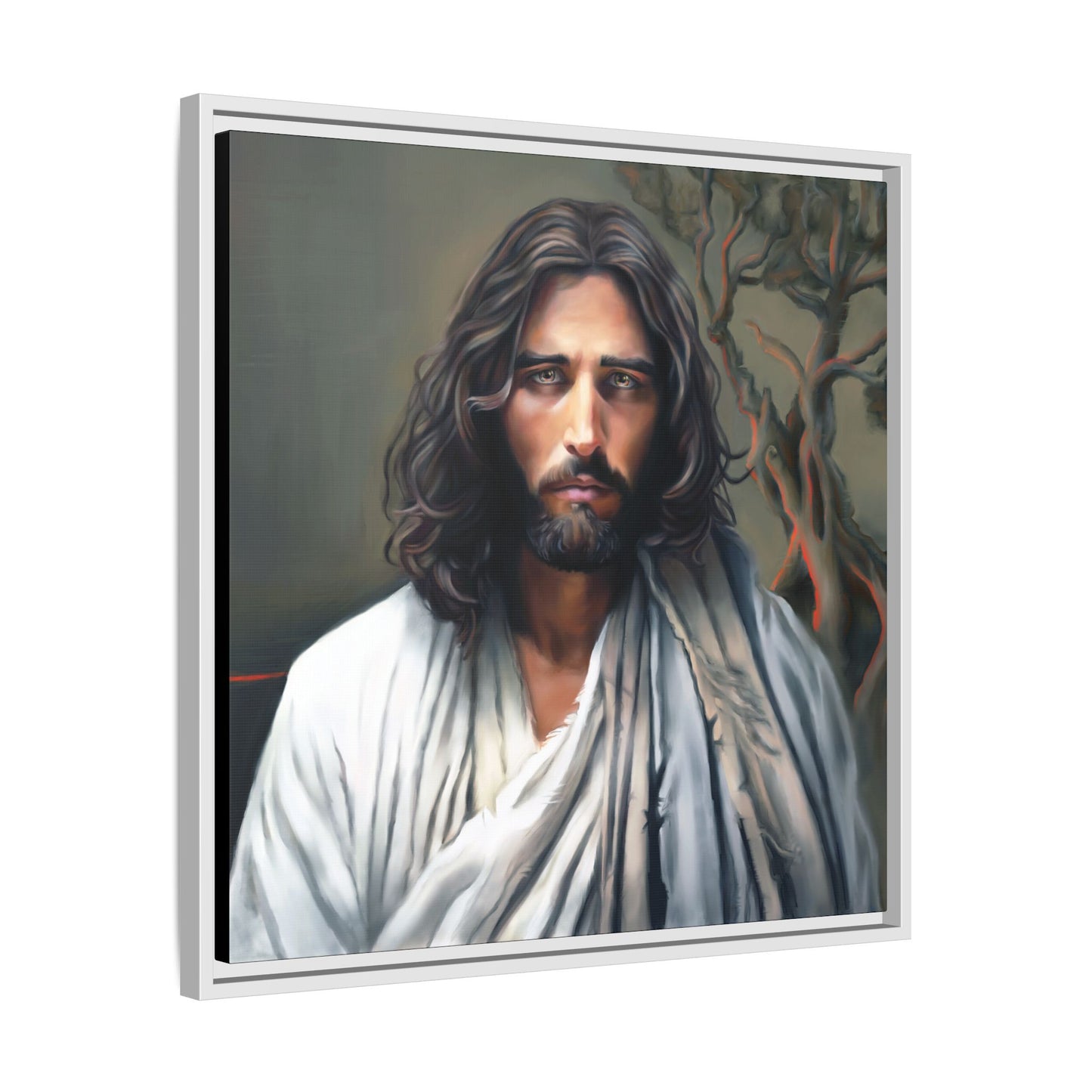 The End of Suffering, Jesus in Gethsemane, Fine Art Canvas Print, Christian Art, Jesus Artwork, Matte Canvas, Stretched, 0.75"