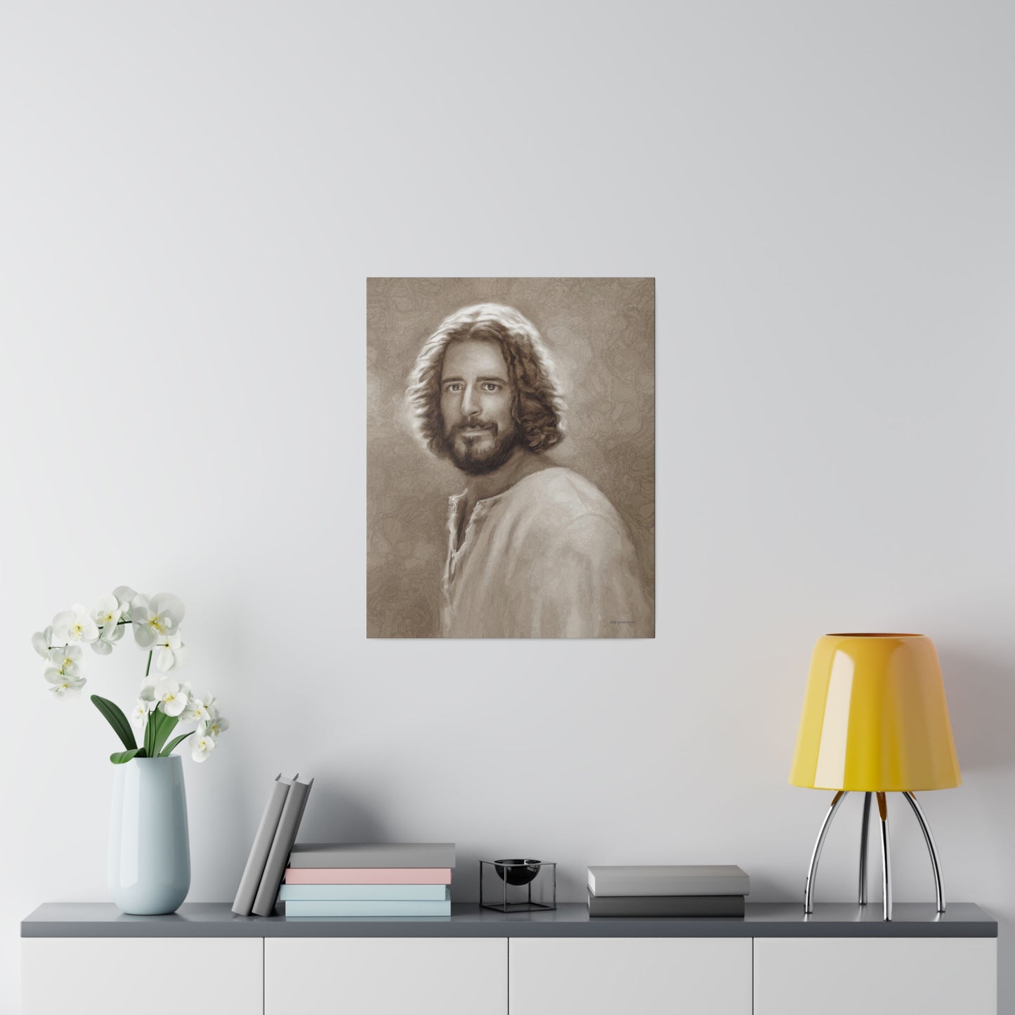 Jesus Christ Artwork, Fine Art Canvas Print Inspired by The Chosen TV Series | Not Affiliated with The Chosen | Gift for Christians