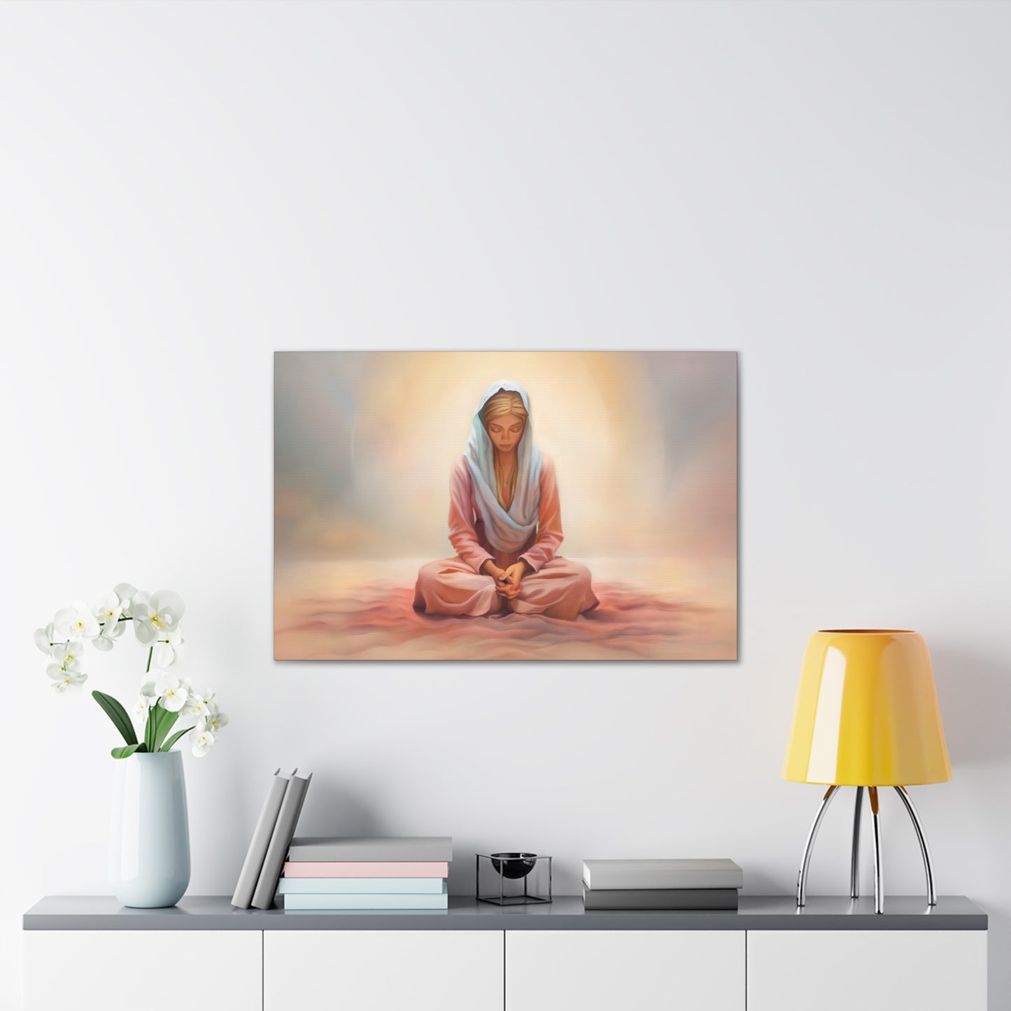 Stillness, Fine Art Canvas Print, Female Discipleship