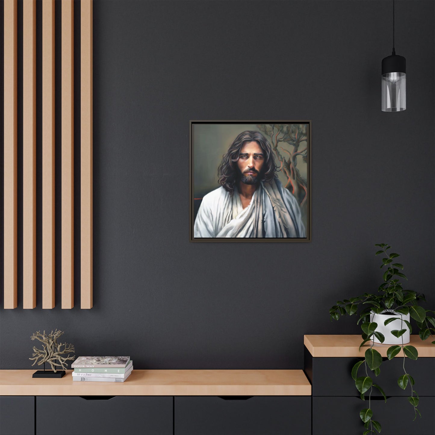 The End of Suffering, Jesus in Gethsemane, Fine Art Canvas Print, Christian Art, Jesus Artwork, Matte Canvas, Stretched, 0.75"