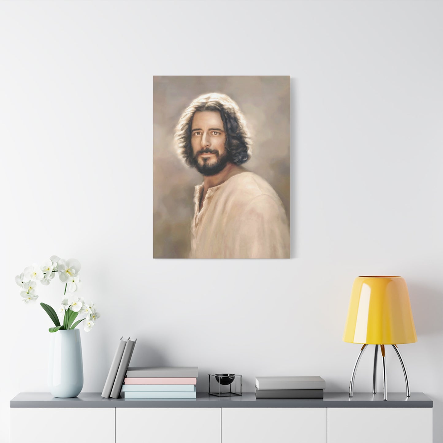 You Belong, Jesus Christ Portrait, Fine Art Canvas Print, multiple sizes, inspired by The Chosen Artwork of Jesus Painting, Gift for Christian Homes