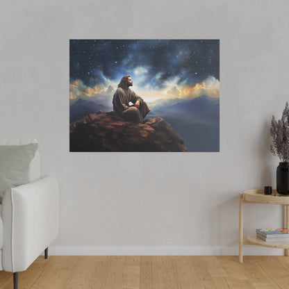 Jesus With The Stars, Fine Art Canvas Print, many sizes, Canvas, Christian Gift, Christian art