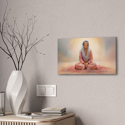 Stillness Fine Art Canvas Print, Female Discipleship, Gift for Her, Religious Gift for Her, Young Women Gift, Relief Society Gift, LDS artwork