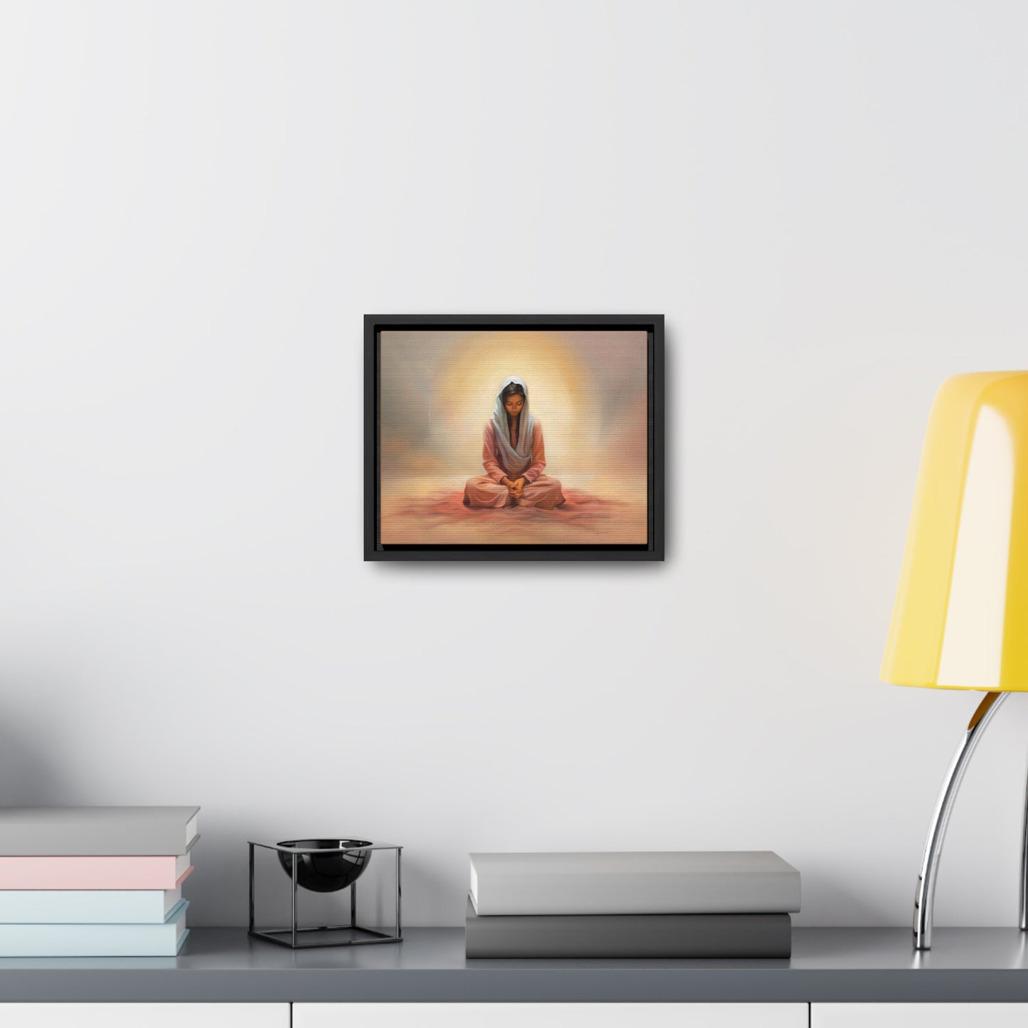 Stillness, Fine Art Canvas Print, Female Discipleship, Spiritual Art, Religious Artwork