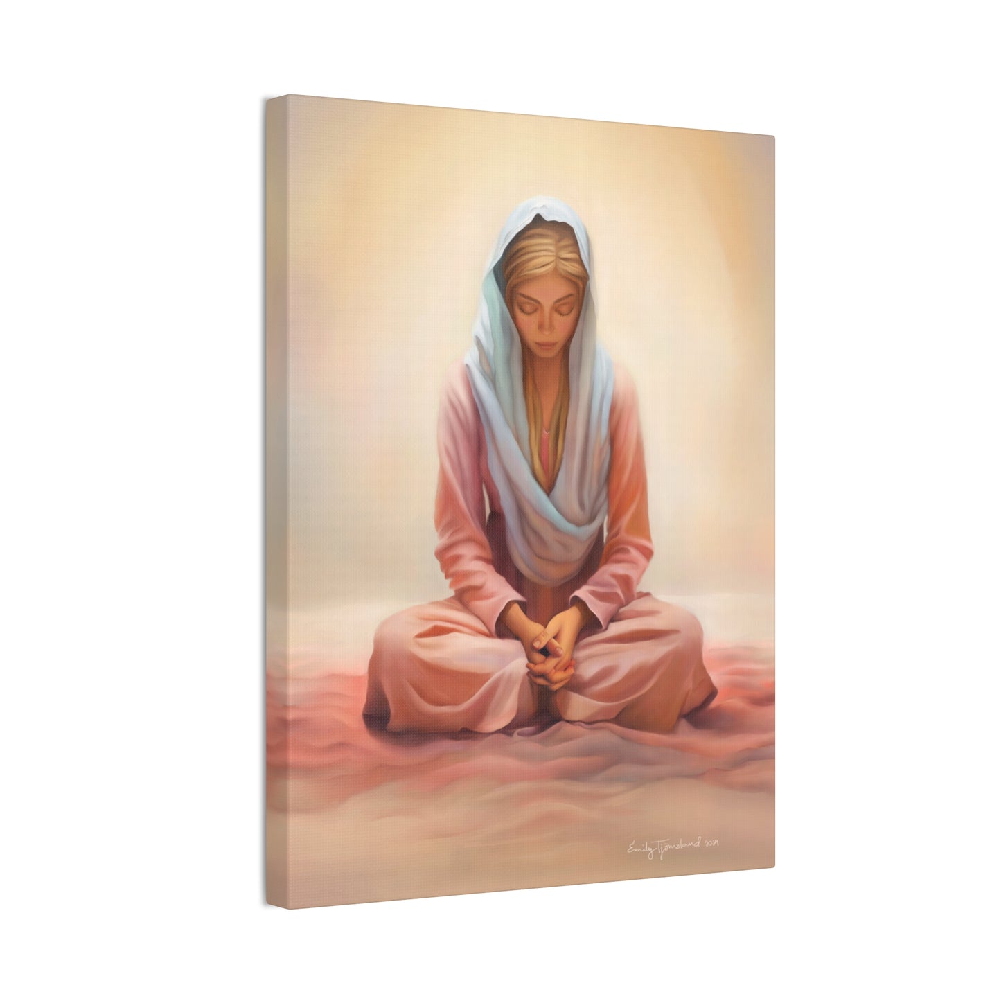 Stillness, Fine Art Canvas Print, Female Discipleship