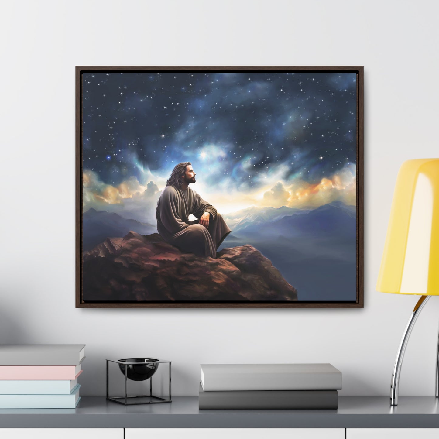 Jesus With The Stars, Fine Art Canvas Print, Many Sizes, Christian Art, Missionary Gifts