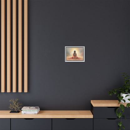 Stillness Canvas Print Artwork, Framed Wall Decor, Female Discipleship, Serene Stillness Painting, Multi-color Matte Picture