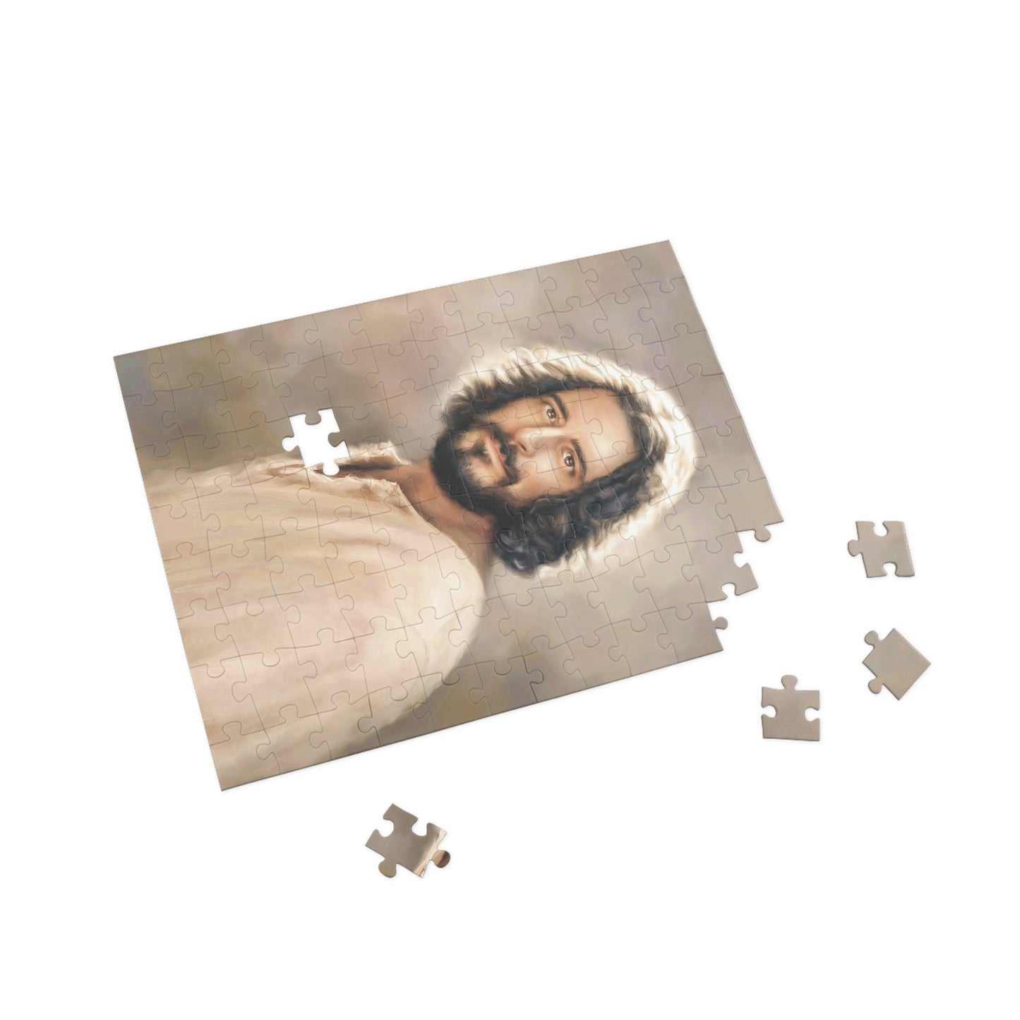 You Belong Jesus Portrait Puzzle, Christian Puzzle, Missionary Gift, Inspired by The Chosen