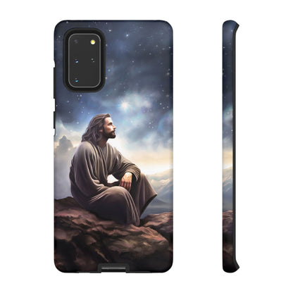 Jesus With The Stars Tough Phone Cases for Missionaries, Fun Special Gift for Bishops, Missionaries, Fun Gift for your missionary
