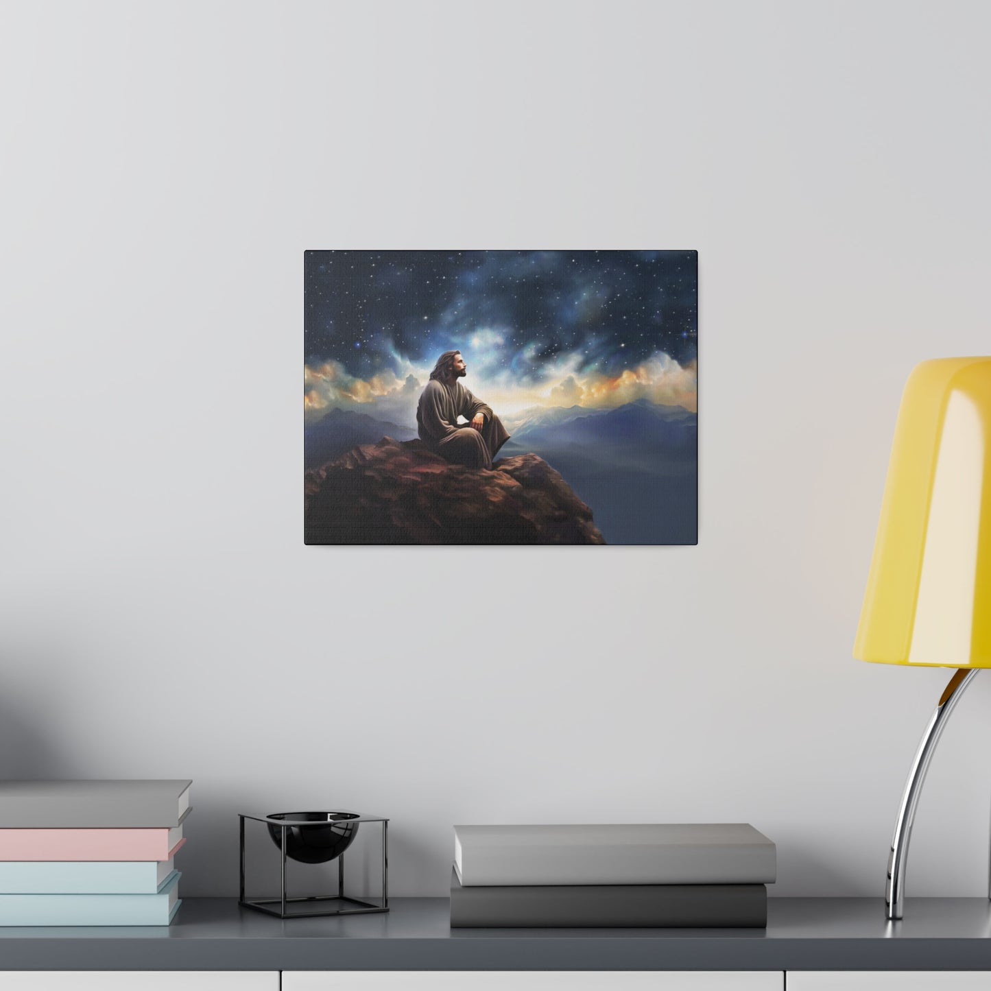 Jesus With The Stars, Fine Art Canvas Print, many sizes, Canvas, Christian Gift, Christian art