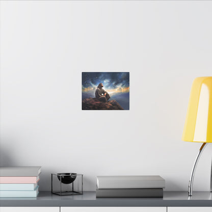 Jesus With The Stars, Fine Art Canvas Print, many sizes, Canvas, Christian Gift, Christian art, Missionary Gift