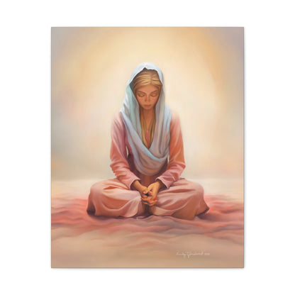 Stillness, Fine Art Canvas Print, Female Discipleship