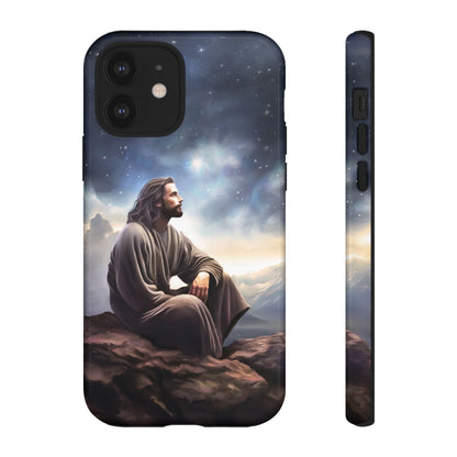 Jesus With The Stars Tough Phone Cases for Missionaries, Fun Special Gift for Bishops, Missionaries, Fun Gift for your missionary