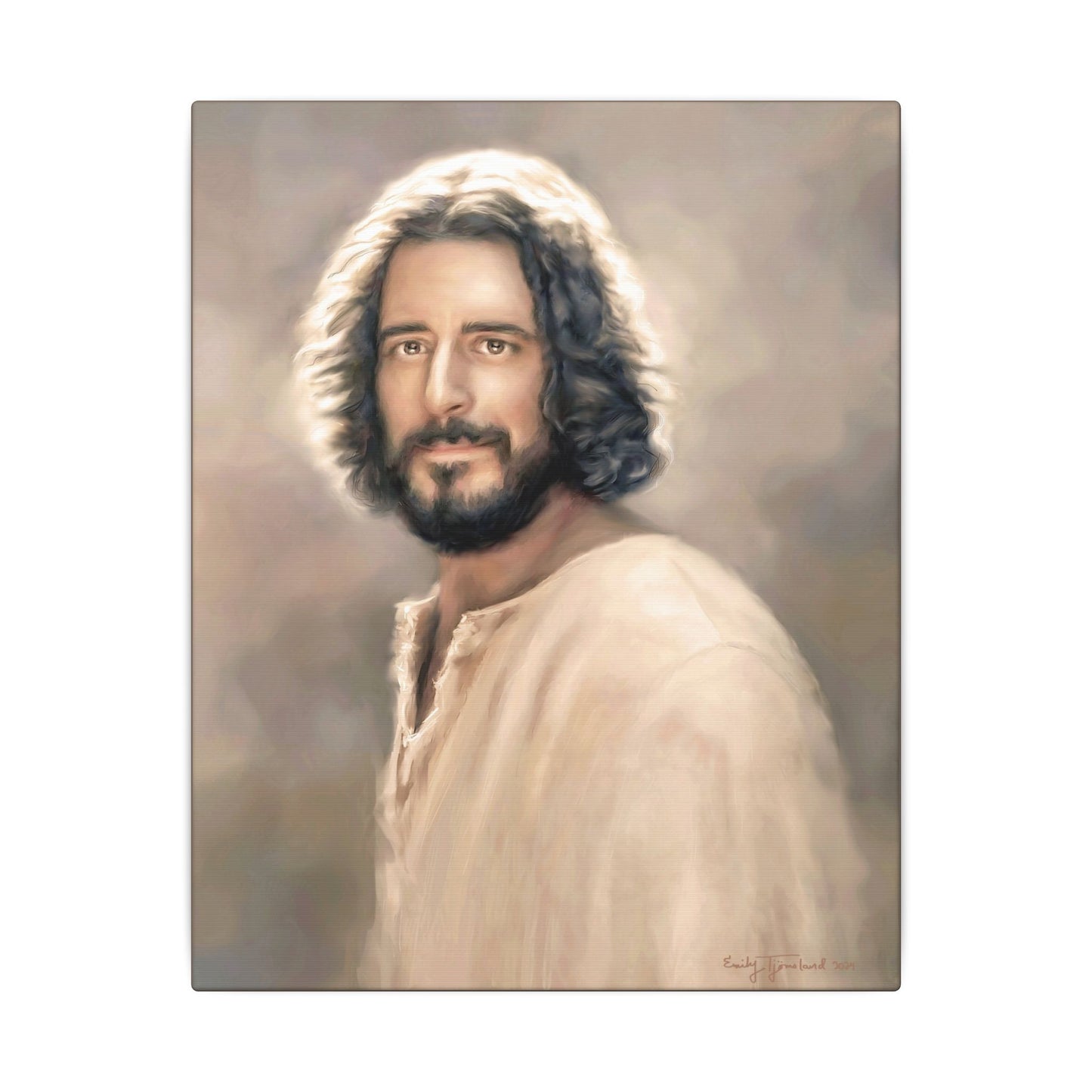 You Belong, Jesus Christ Portrait, Fine Art Canvas Print, Inspired by The Chosen Artwork of Jesus Painting
