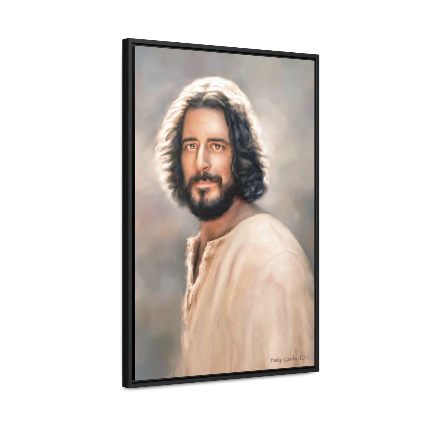 Jesus Christ Portrait, Fine Art Canvas Print, Various Sizes of Jesus Painting | Not Affiliated with The Chosen TV Series