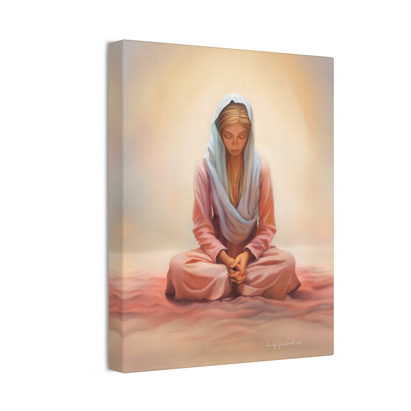 Stillness, Fine Art Canvas Print, Female Discipleship