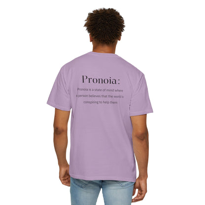 Pronoia Definition Shirt Fun Garment-Dyed T-shirt unisex