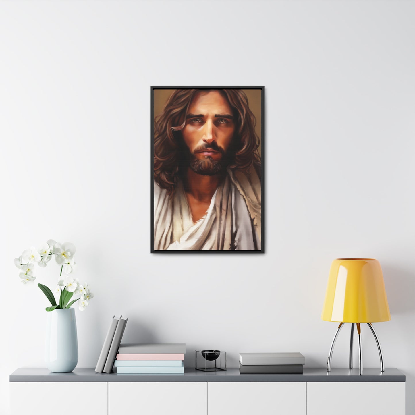 Jesus Christ Portrait, Fine Art Canvas Print, Jesus Christ Christian Art, Christian Art, Jesus Christ Decor