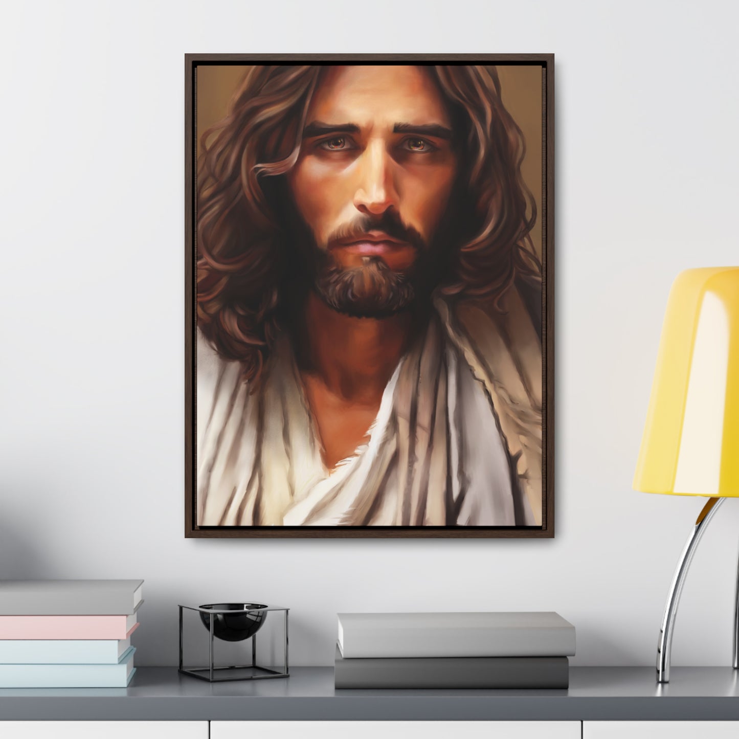 Jesus Christ Portrait, Fine Art Canvas Print, Jesus Christ Christian Art, Christian Art, Jesus Christ Decor