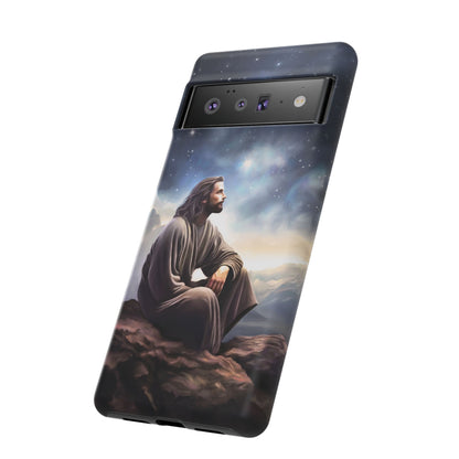 Jesus With The Stars Tough Phone Cases for Missionaries, Fun Special Gift for Bishops, Missionaries, Fun Gift for your missionary