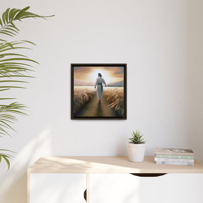 Called To Serve Canvas Print Framed Wall Art of Jesus Christ, Gift for Missionaries, Jesus in the Field beautiful
