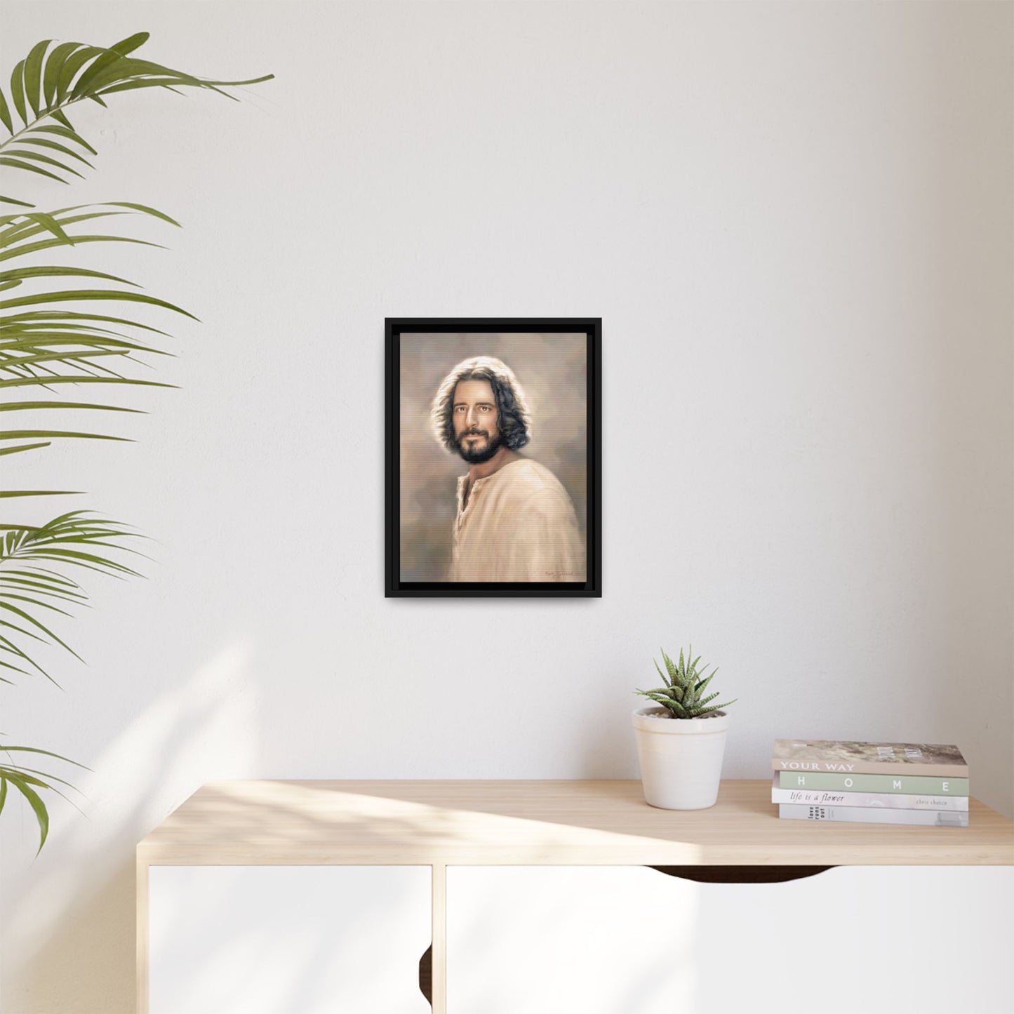 You Belong Jesus Portrait, Fine Art Canvas Print, Framed, The Chosen Art Inspired Artwork of Jesus Christ