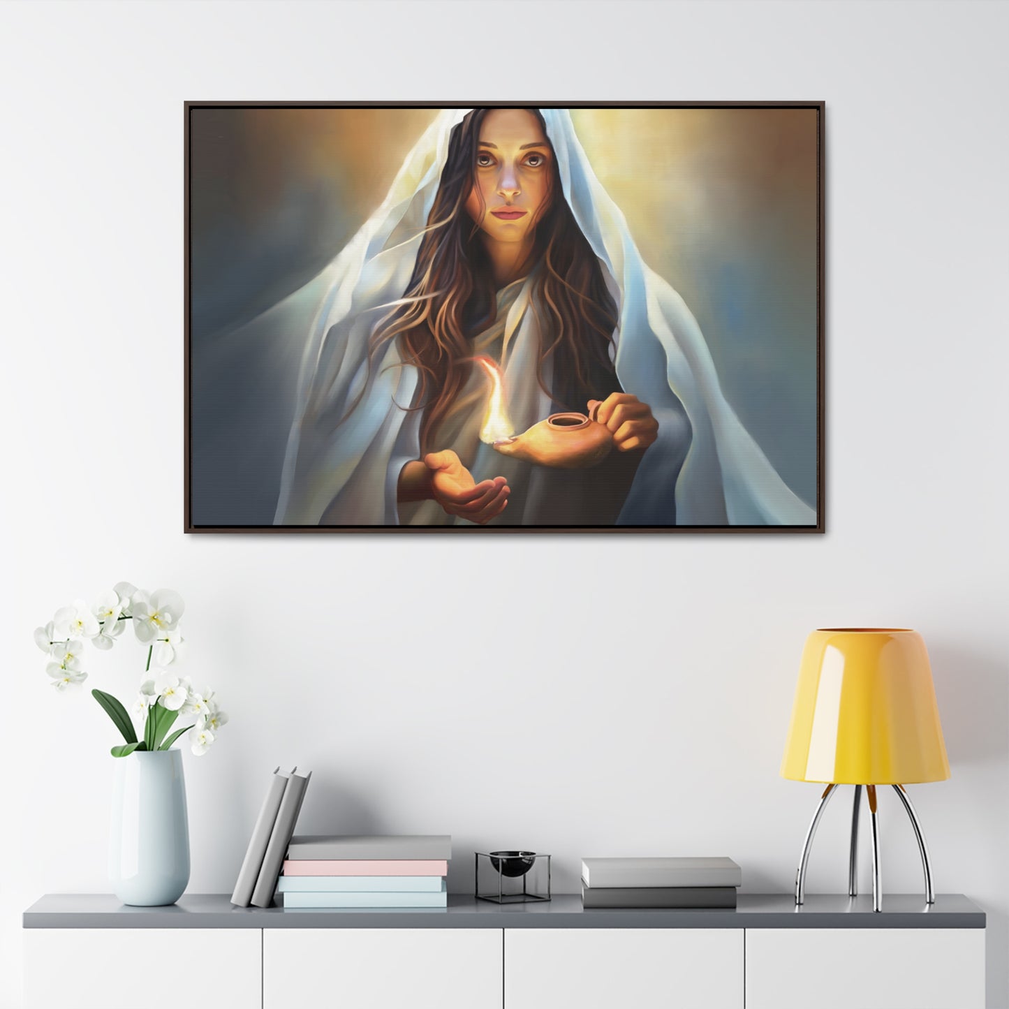 Mary Magdalene, Female Discipleship, Fine Art Canvas Print, Framed, Beautiful Christian Artwork, Disciples of Jesus Christ Art, Gift Ideas for her