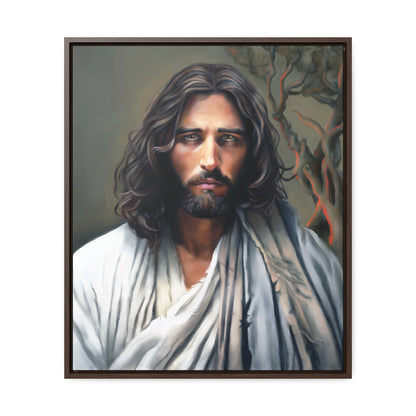 Jesus Christ Portrait, Fine Art Canvas Print, Framed, Jesus Christ Christian Art, Christian Art, Jesus Christ Decor