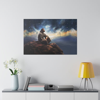 Jesus With The Stars, Fine Art Canvas Print, many sizes, Canvas, Christian Gift, Christian art