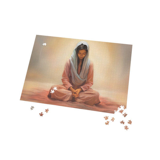 Stillness Puzzle (96, 252, 500, 1000-Piece), Spirituality Puzzle, Zen Puzzle, Christian Puzzle, Games for Young Women, Games for Christians