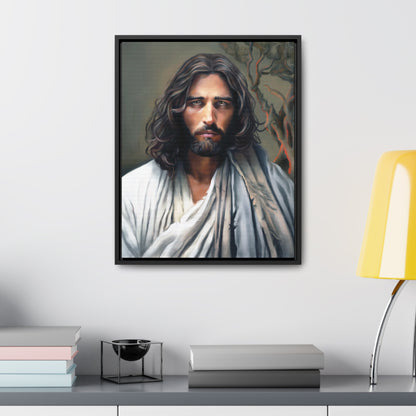 Jesus Christ Portrait, Fine Art Canvas Print, Framed, Jesus Christ Christian Art, Christian Art, Jesus Christ Decor