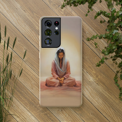 Spiritual Phone Case, Fun and Stylish, meditation, Stillness, Peace, Quiet reminder, mindfulness, Beauty, Unique Gift for her