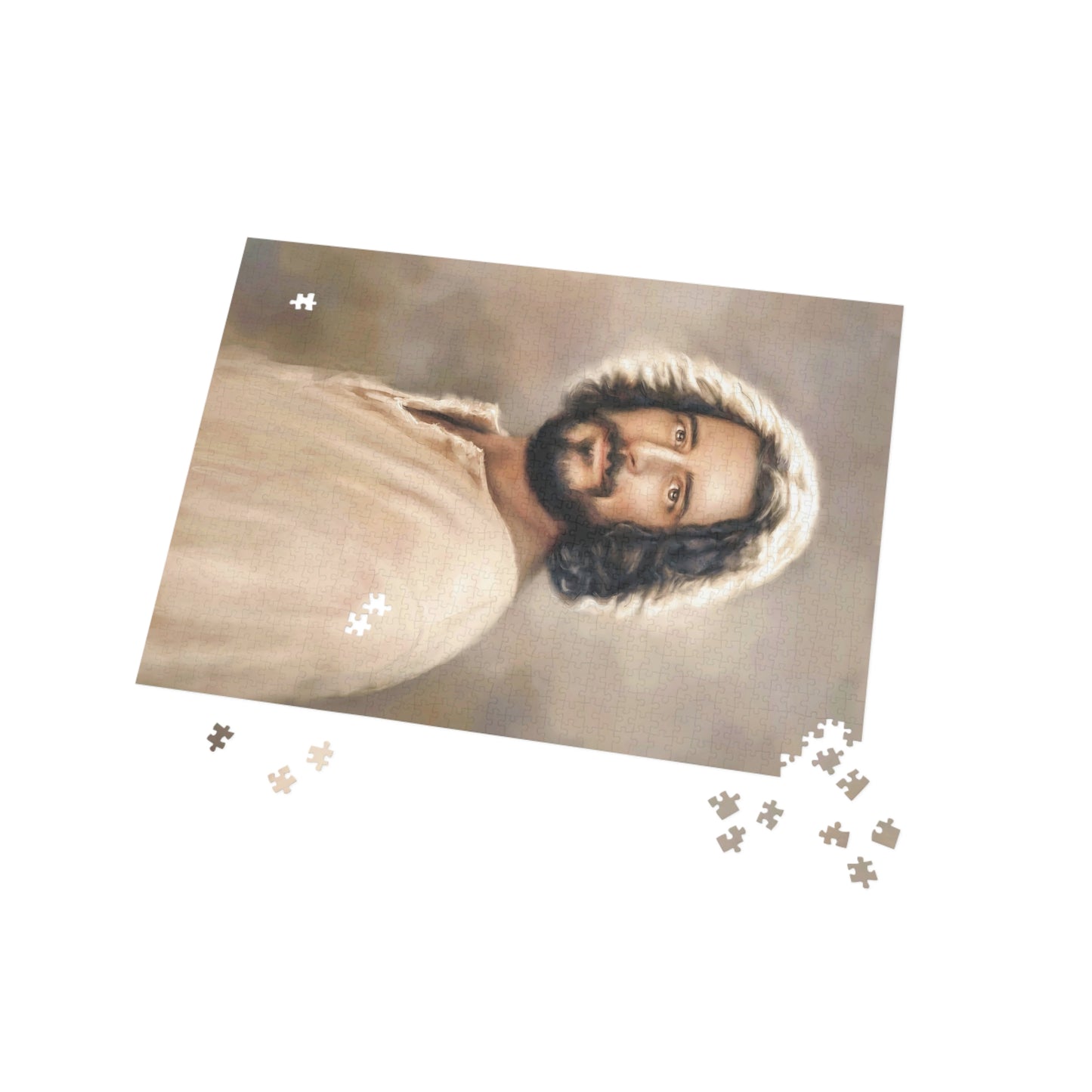 You Belong Jesus Portrait Puzzle, Christian Puzzle, Missionary Gift, Inspired by The Chosen